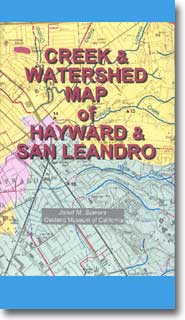Creek & Watershed Map of Hayward & San Leandro