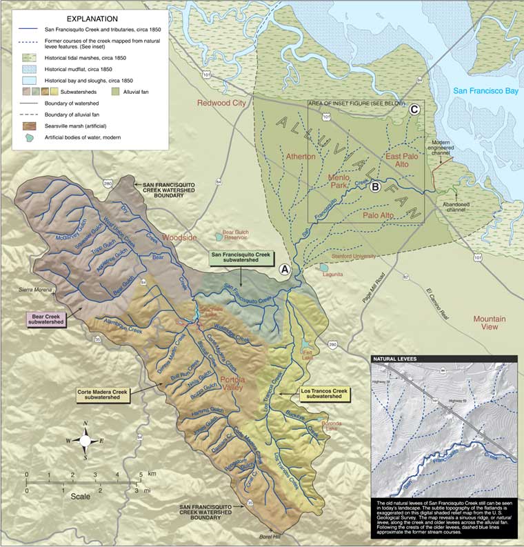 San Francisquito Watershed & Alluvial Fan