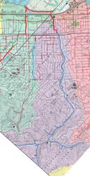 Palo Alto Historical Creek Map
