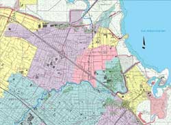 East Palo Alto Watersheds Map