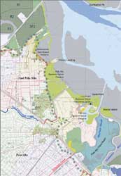 East Palo Alto Watersheds Map