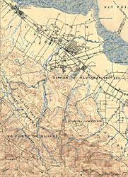 Palo Alto Historical Creek Map
