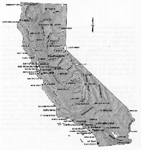 Current Map of California