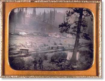 Mining Scene at Grizzly Flat, Placer County